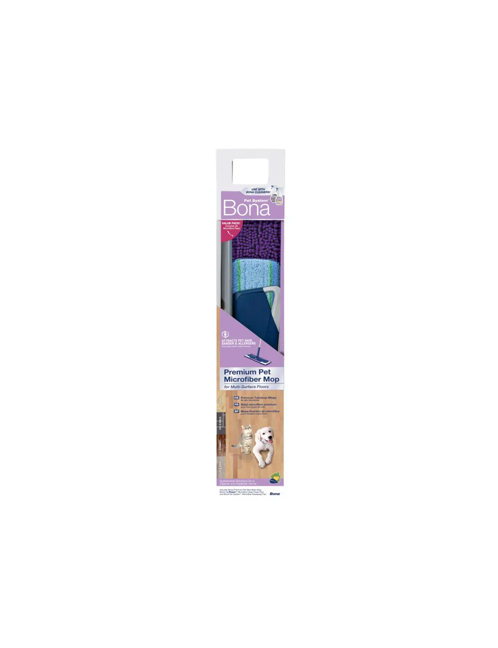 Mopa Premium de Microfibra Bona Pet System™