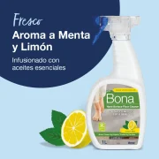 Limpiador Bona para Suelos Laminados y Superficies Duras Limón y Menta